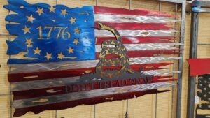 1776 Flag with Gadsden Snake