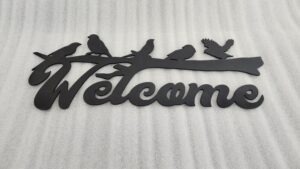 Bird Welcome Sign