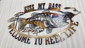Kiss My Bass sign